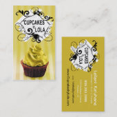 Köstliche kleine Kuchen - Visitenkarte (Vorne/Hinten)
