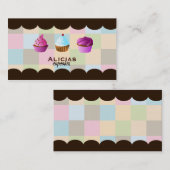 köstliche kleiner Kuchen Visitenkarten Visitenkarte (Vorne/Hinten)