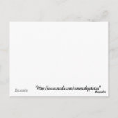 köstliche Kochkarte Postkarte (Rückseite)