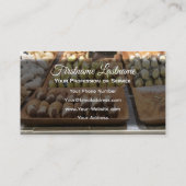 Köstliche Konditorei und Kekse Visitenkarte (Rückseite)