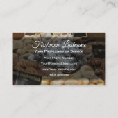 Köstliche Konditorei und Kekse Visitenkarte (Rückseite)