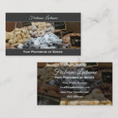 Köstliche Konditorei und Kekse Visitenkarte (Vorne/Hinten)