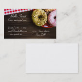 Köstliche Krapfen Visitenkarte (Vorne/Hinten)