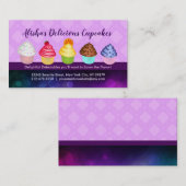 Köstliche Kuchen-Visitenkarten Visitenkarte (Vorne/Hinten)