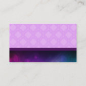 Köstliche Kuchen-Visitenkarten Visitenkarte (Rückseite)