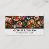 Köstliche Lebensmittel Visitenkarte (Vorderseite)