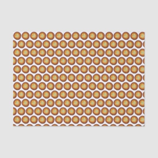 Köstliche Malpua Indian Pancake Mithai Süßigkeiten Seidenpapier (Vorderseite)