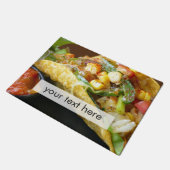köstliche mexikanische Tacosphotographie Fußmatte (Schrägansicht)