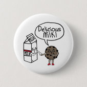 Köstliche Milch Button (Vorderseite)