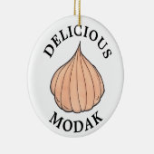 Köstliche Modak Coconut Mithai Indianersüße Keramik Ornament (Rechts)