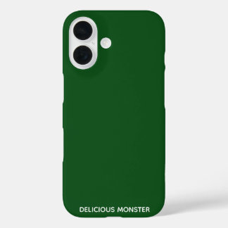 Köstliche Monster-grüne Farbe iPhone 16 Hülle