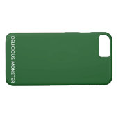 Köstliche Monster-grüne Farbe Case-Mate iPhone Hülle (Rückseite (Horizontal))