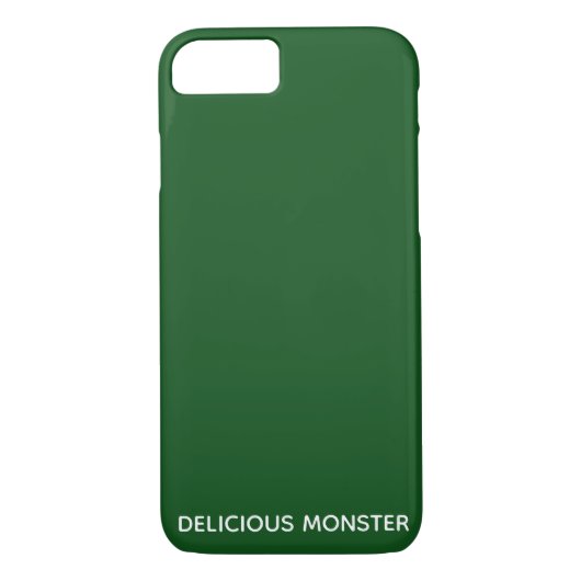 Köstliche Monster-grüne Farbe Case-Mate iPhone Hülle (Rückseite)