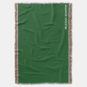 Köstliche Monster-grüne Farbe Decke (Vorderseite Vertikal)