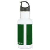 Köstliche Monster-grüne Farbe Edelstahlflasche (Rückseite)