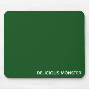 Köstliche Monster-grüne Farbe Mousepad