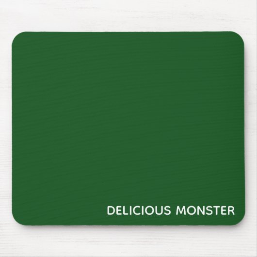 Köstliche Monster-grüne Farbe Mousepad (Vorne)