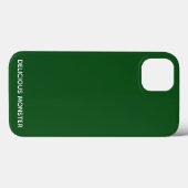 Köstliche Monster grüne Farbe Name Case-Mate iPhon Case-Mate iPhone Hülle (Rückseite (Horizontal))
