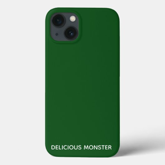 Köstliche Monster grüne Farbe Name Case-Mate iPhon iPhone Hülle (Rückseite)