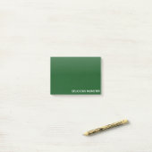 Köstliche Monster-grüne Farbe Post-it Klebezettel (Auf Schreibtisch)