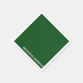 Köstliche Monster-grüne Farbe Serviette (Ecke)