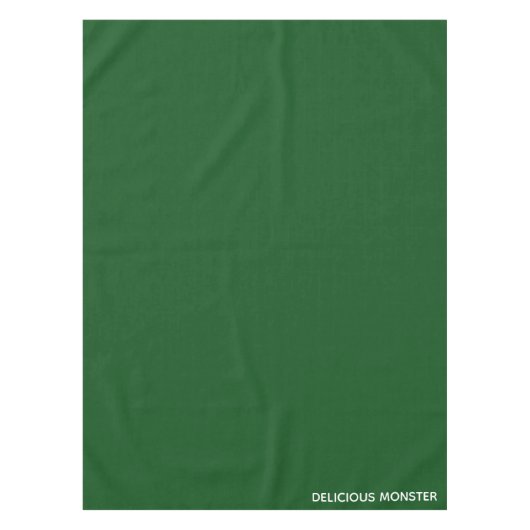 Köstliche Monster-grüne Farbe Tischdecke (Vorderseite)