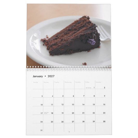 Köstliche Nachtische Kalender (Jan 2027)