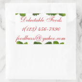 Köstliche Nahrungsmittel Rechteckiger Aufkleber (Tasche)