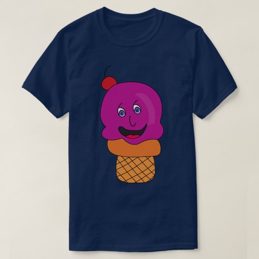 Köstliche Niedliche Eiscreme T-Shirt (Design vorne)