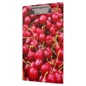 köstliche niedliche rote Kirsche trägt Fotografie Klemmbrett (Links)