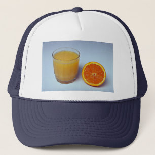 Köstliche Orange und Saft Truckerkappe