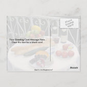 Köstliche Picnic-Gegenstände, Region Le Creuse, Fr Postkarte (Rückseite)