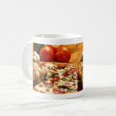 Köstliche Pizza Kaffeetasse (Vorderseite Links)