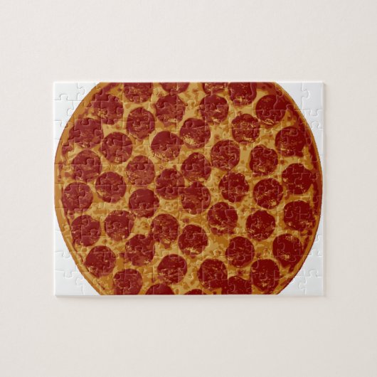 Köstliche Pizza-Torte Puzzle (Horizontal)