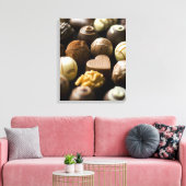 Köstliche Pralinen Leinwanddruck (Insitu (Wohnzimmer))