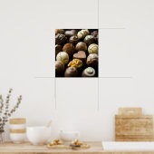 Köstliche Pralinen Poster (Küche)