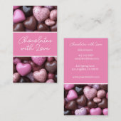 Köstliche Pralinen Visitenkarte (Vorne/Hinten)