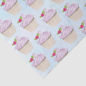 Köstliche rosa Cupcake Berry oben Seidenpapier (Ausschnitt)