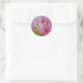 Köstliche Rose und Bedeutung Runder Aufkleber (Tasche)