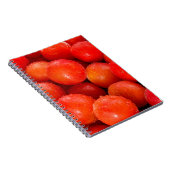 Köstliche Rote Kirsche-Hintergrund, Schüssel, Kirs Notizblock (Rechte Seite)