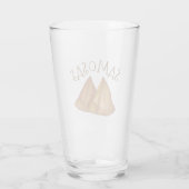 Köstliche Samosas indische Gebäck Glas (Rückseite)