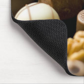 Köstliche Schokoladenpralinen Mousepad (Ecke)