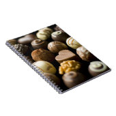 Köstliche Schokoladenpralinen Notizblock (Rechte Seite)