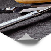 Köstliche Schweinefleischbraten Poster (Ecke)