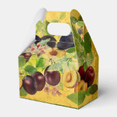 Köstliche serbische Pflaumen (Vintage Edition) Geschenkschachtel (Rückseite)