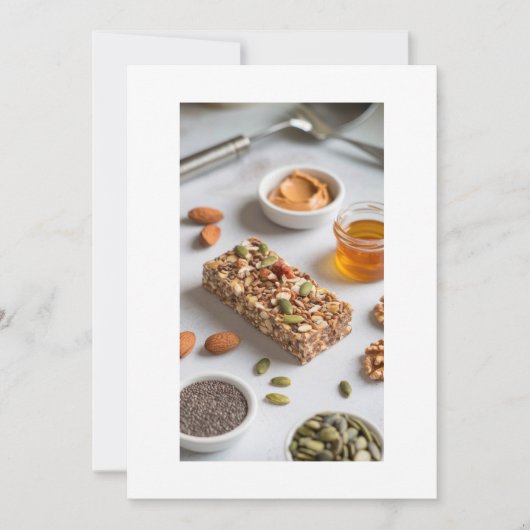 köstliche Snack Einladung (Vorderseite)