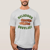 Köstliche Souvlaki Fleisch Schweinefleisch Skewer T-Shirt (Vorderseite)
