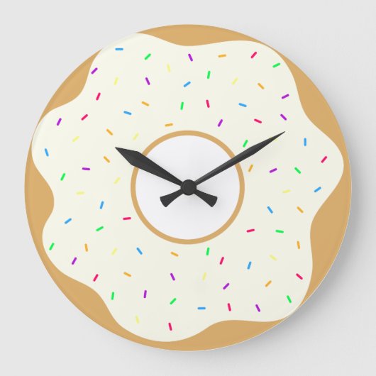 Köstliche Spende Große Wanduhr (Vorderseite)
