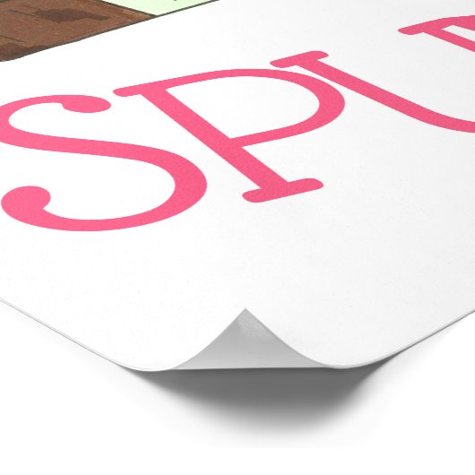 Köstliche Spumoni Italienisch Gelato Ice Creme Spu Poster (Ecke)