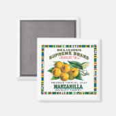 Köstliche Supreme Manzanilla-Reserven Magnet (Vorderseite/Rückseite)